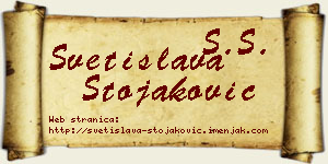 Svetislava Stojaković vizit kartica